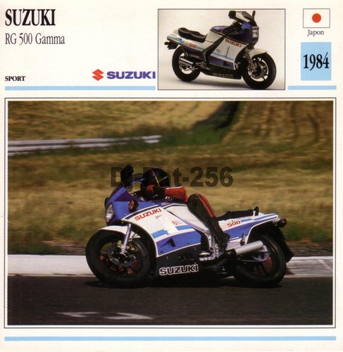Fiche moto suzuki rg - moto, 500